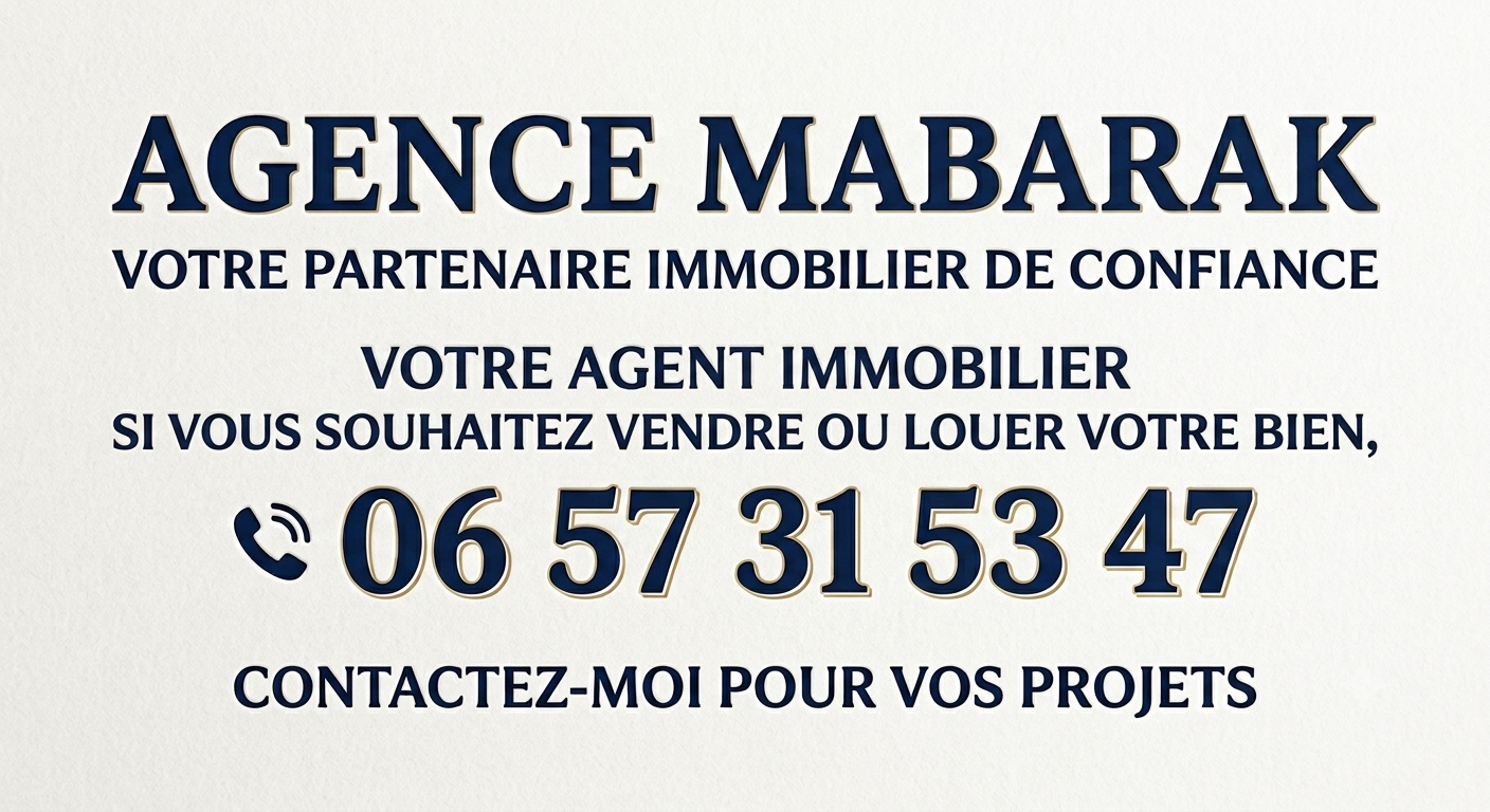 Appartement meublé à vendre -test